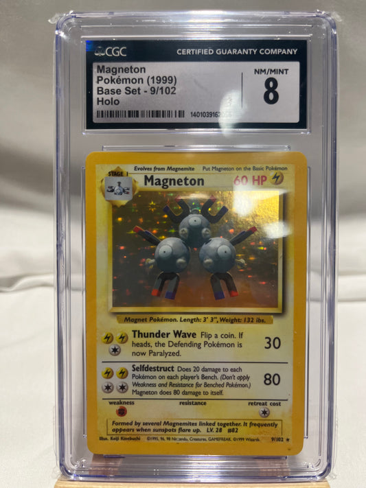 1999 Pokemon Magneton Base Set Holo #9